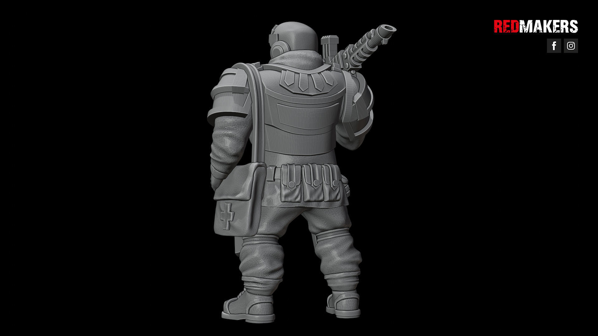 Alpha troops  - Command Squad of the Imperial Force 3D print model_18