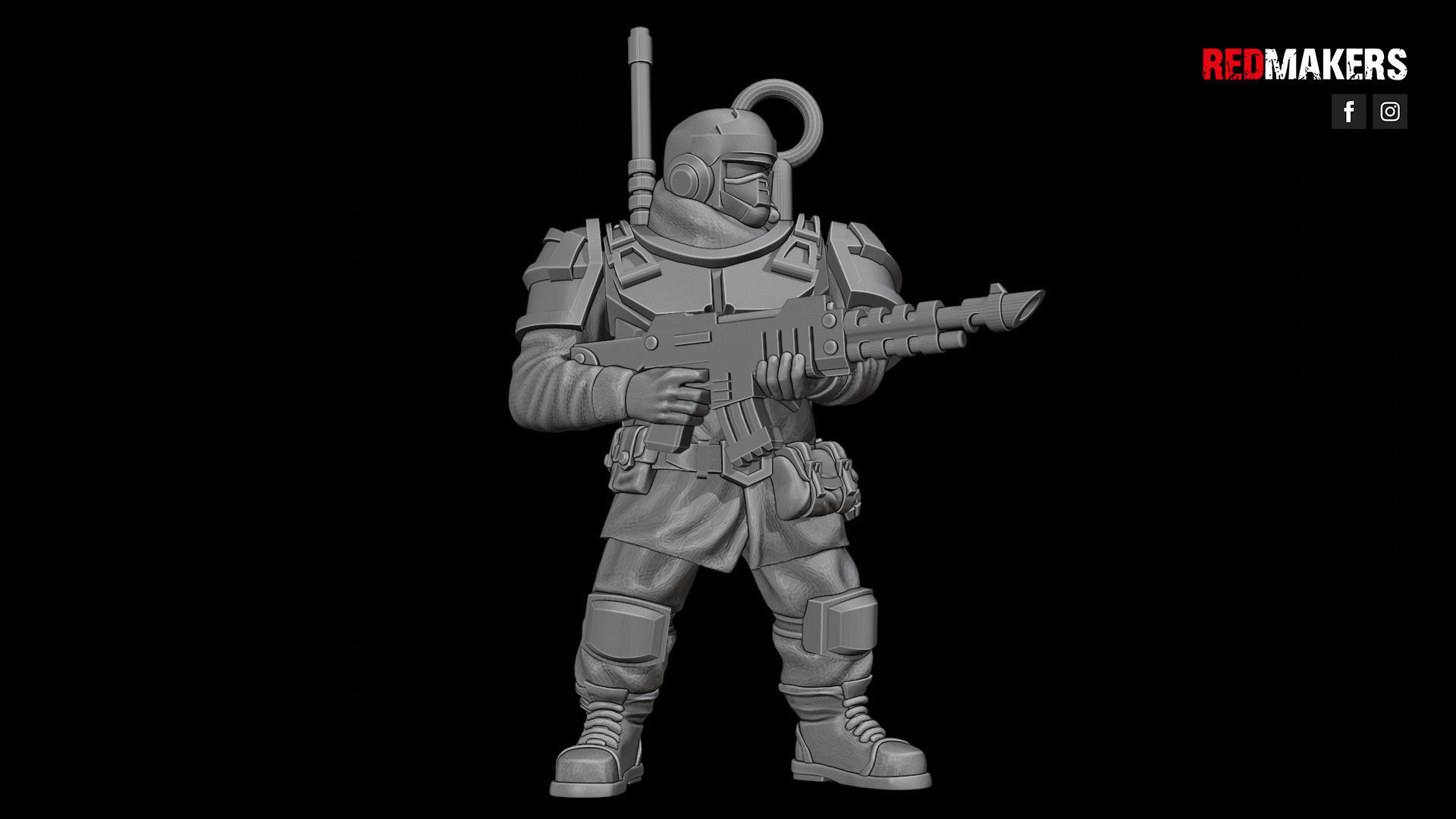Alpha troops  - Command Squad of the Imperial Force 3D print model_20