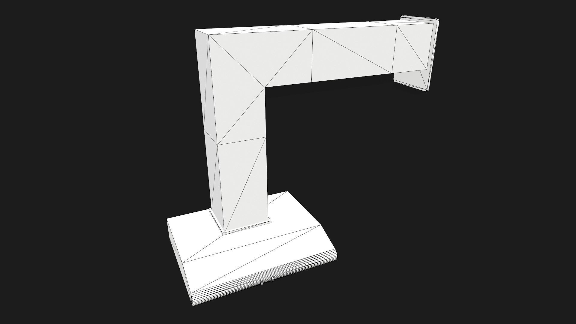 Extractor Hood Low-poly 3D model_15