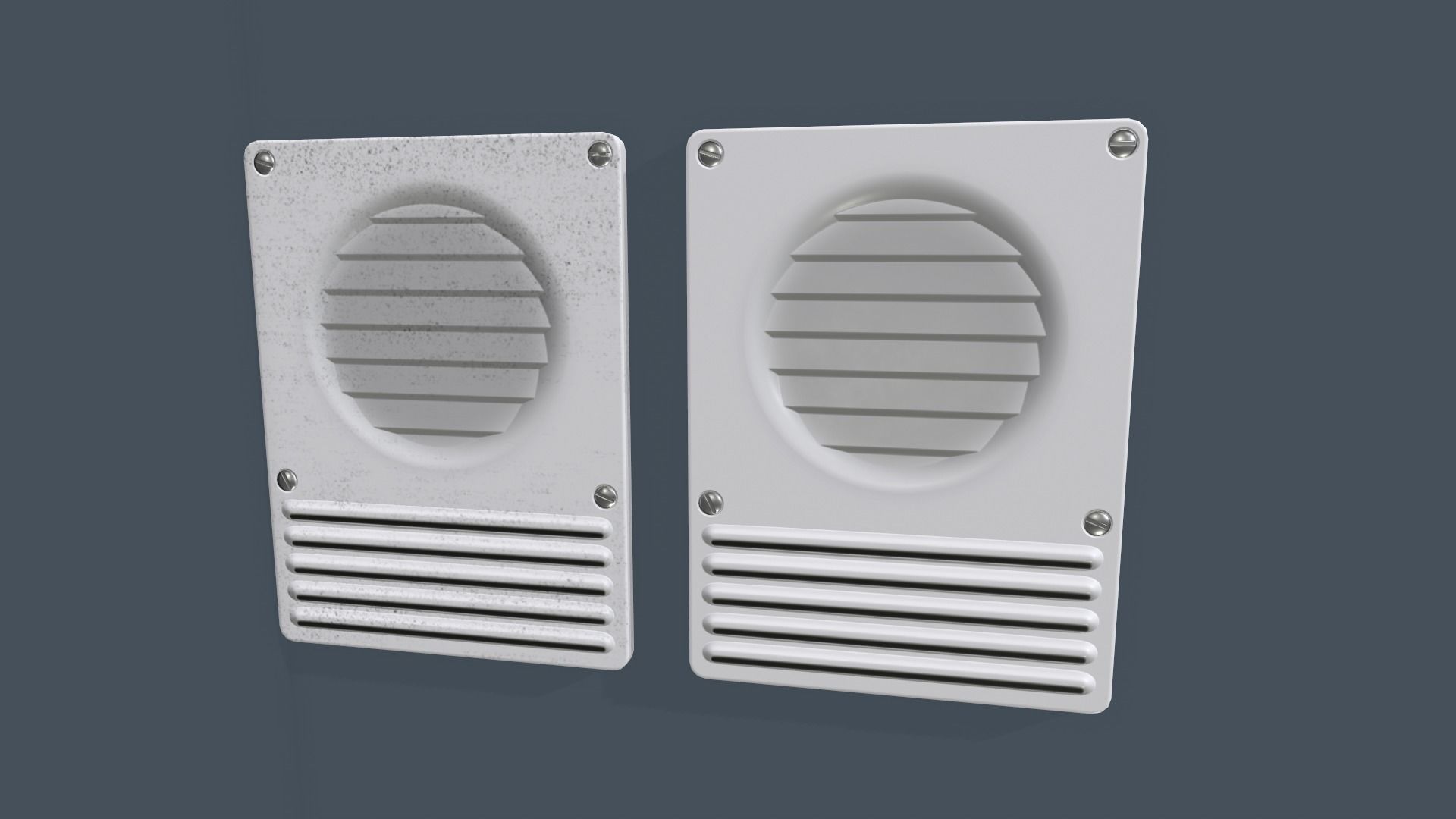Extractor Hood Low-poly 3D model_10