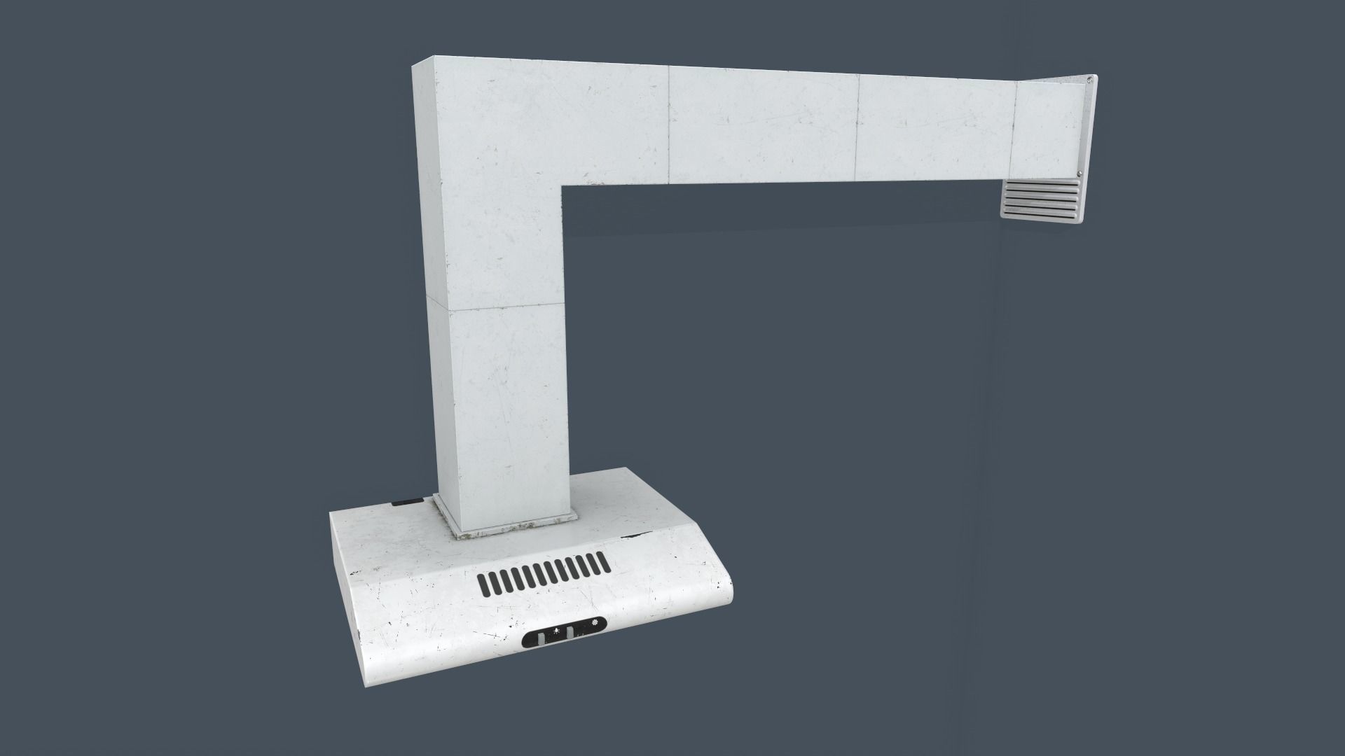 Extractor Hood Low-poly 3D model_11