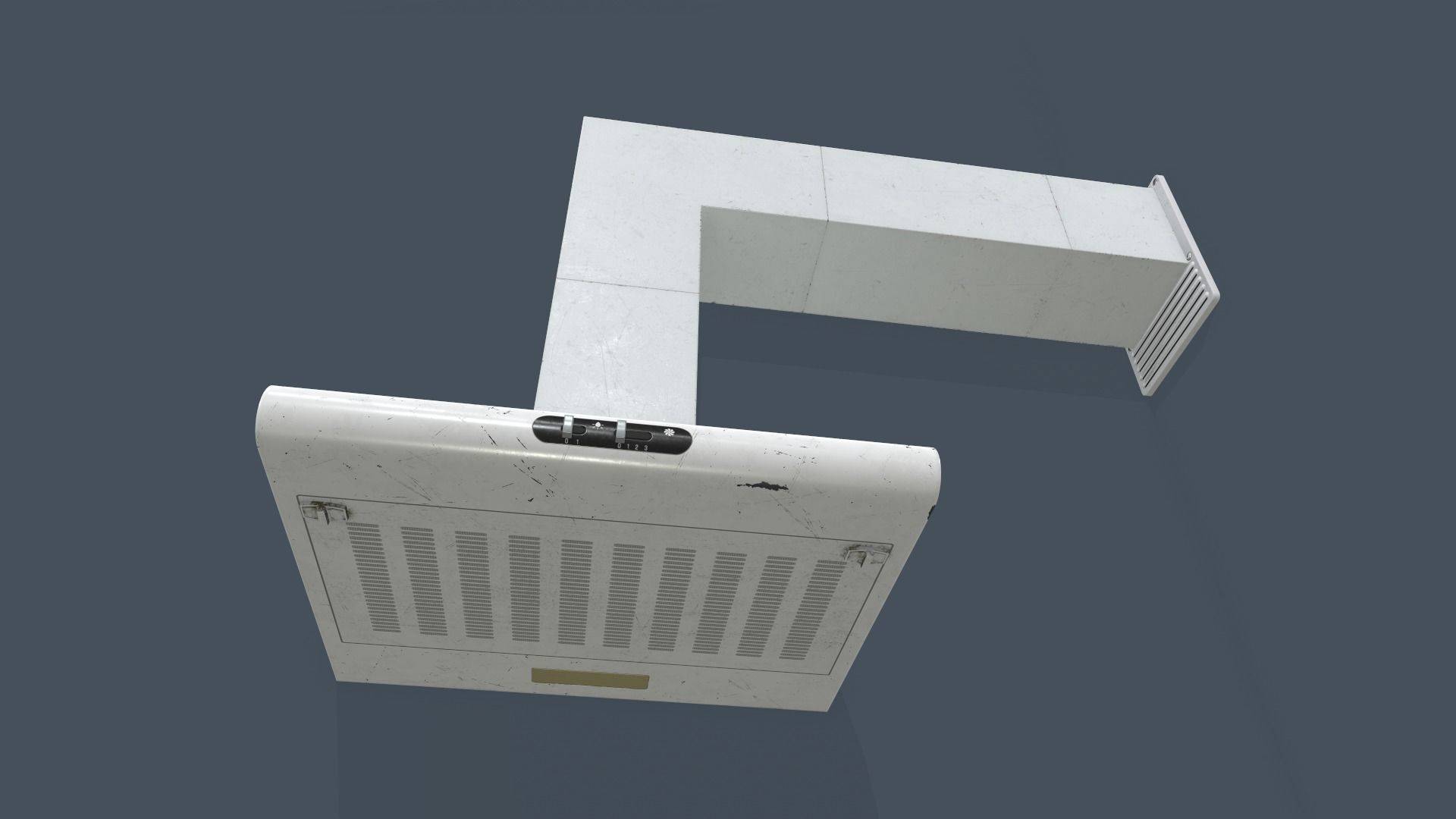 Extractor Hood Low-poly 3D model_6