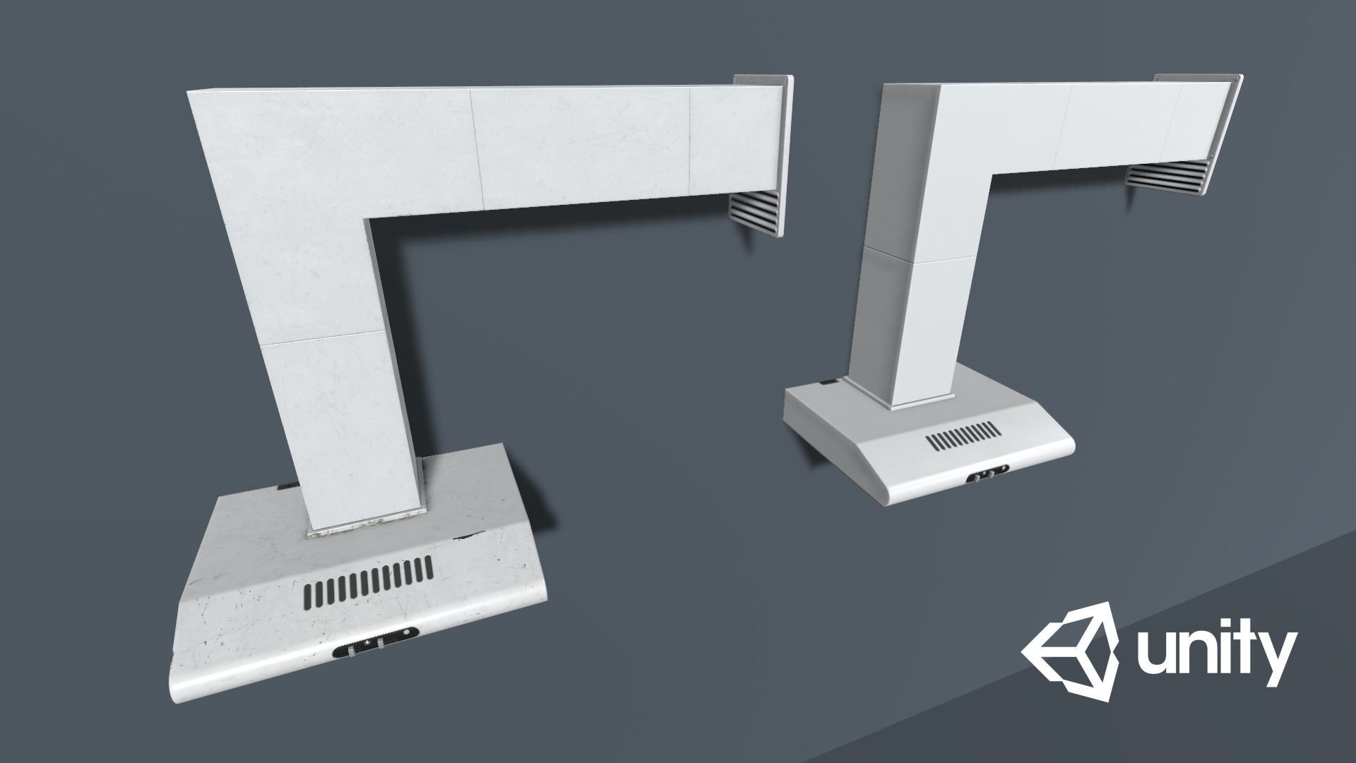 Extractor Hood Low-poly 3D model_16