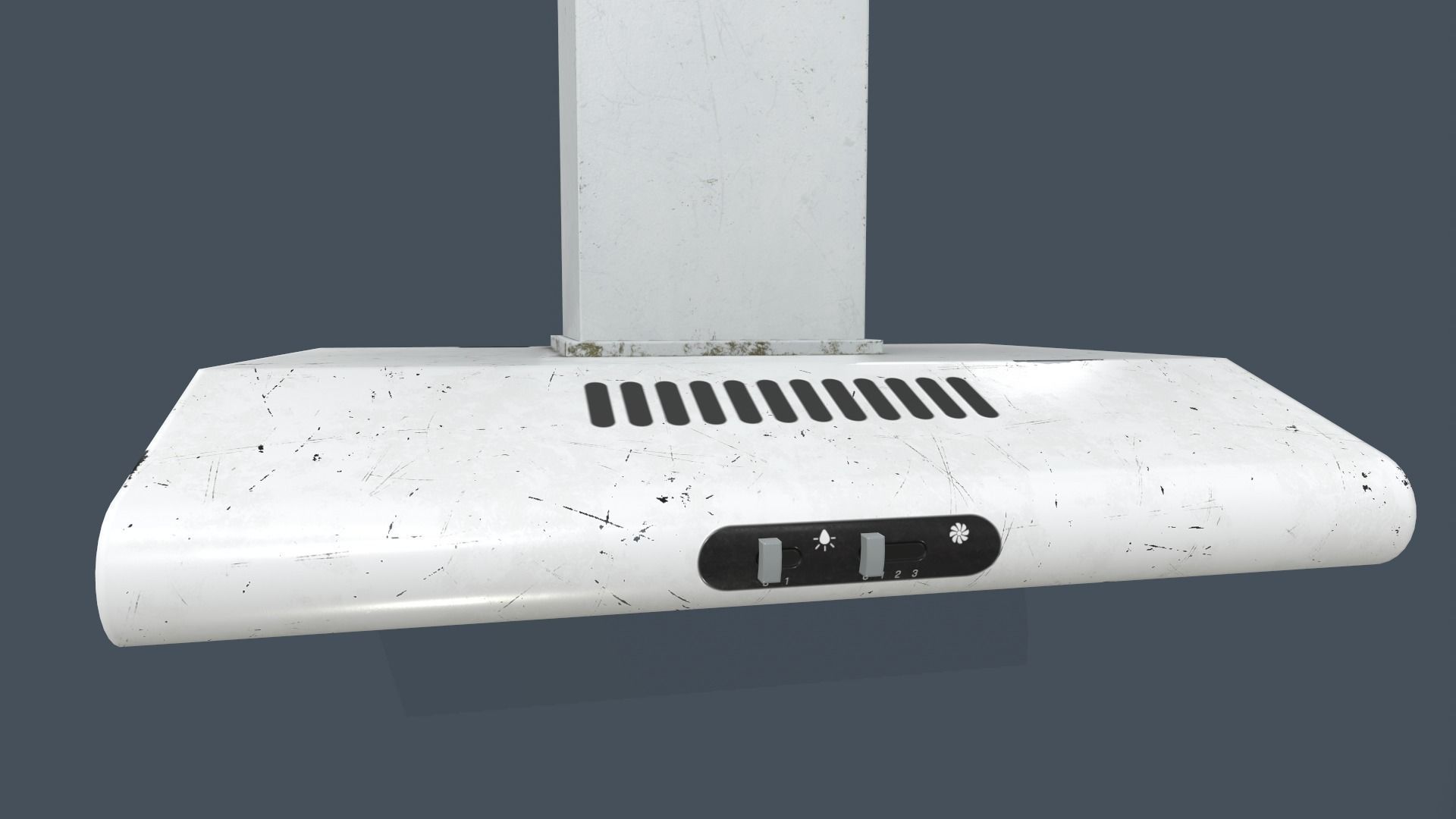 Extractor Hood Low-poly 3D model_7