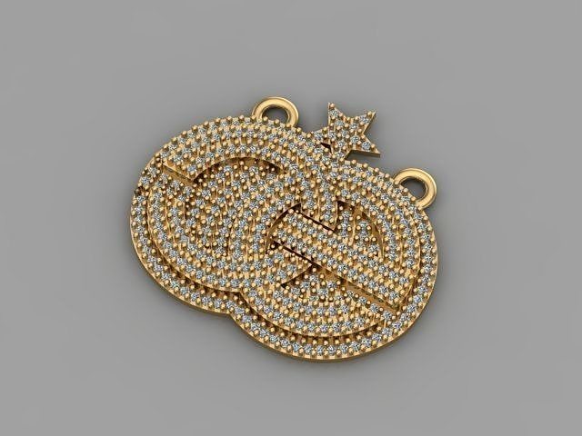 DIAMOND PENDANT 3D print model