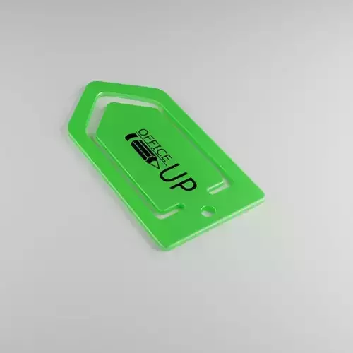 Plastic Paper Clip 3D model