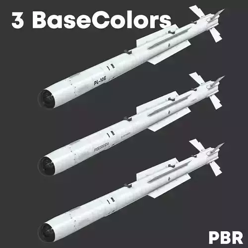 PL-10E missile 3D model