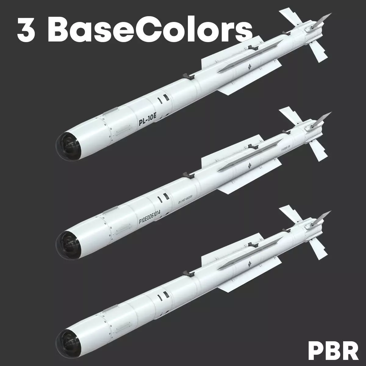 PL-10E missile 3D model_0
