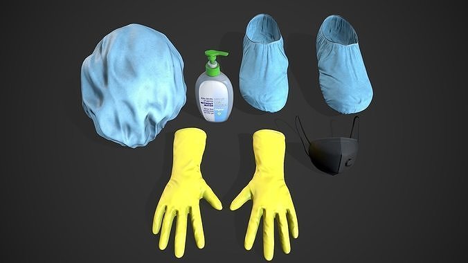 Safety Essentials 01 Low-poly 3D model
