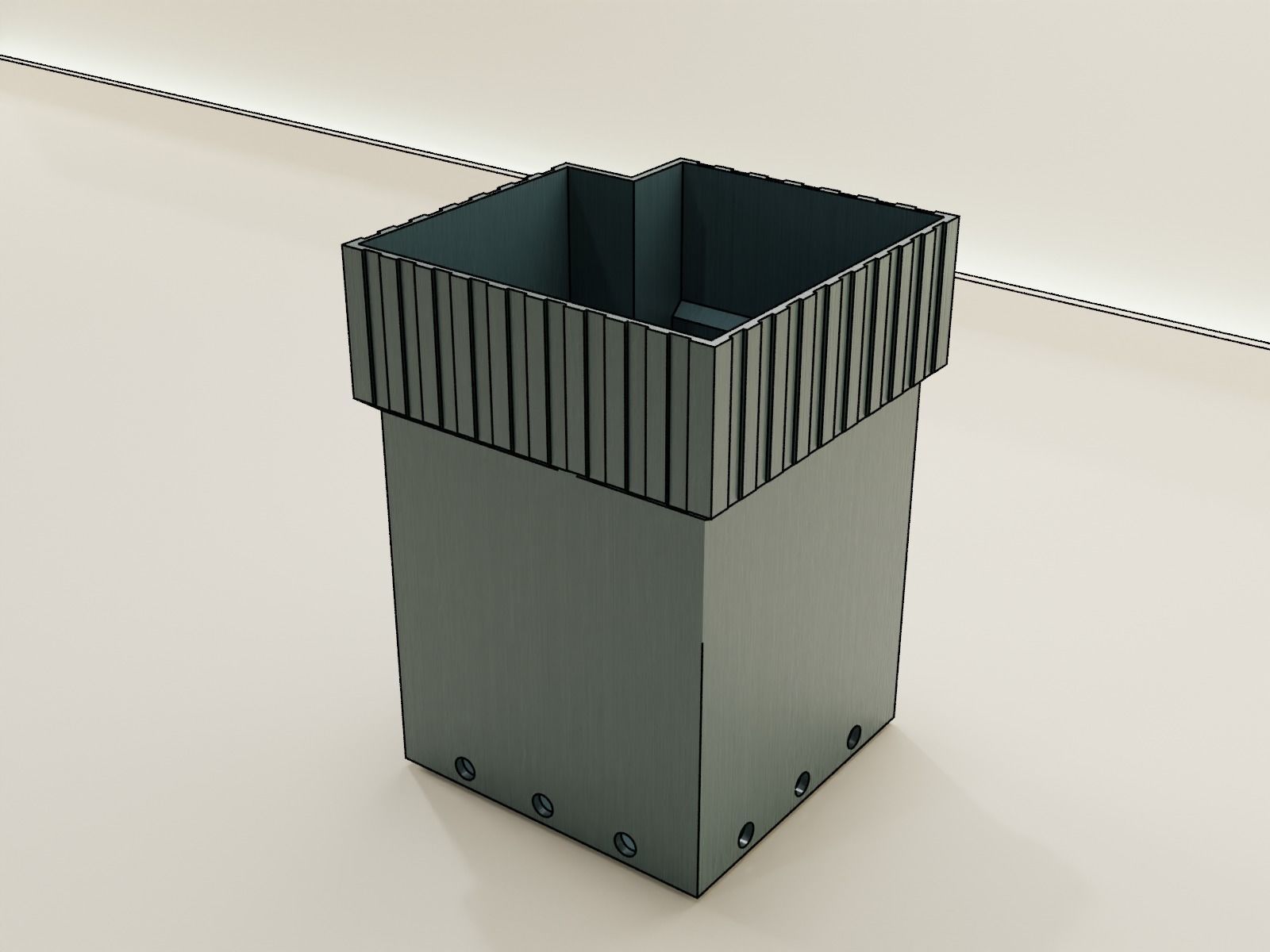 Self Watering pot  62 3D print model_9