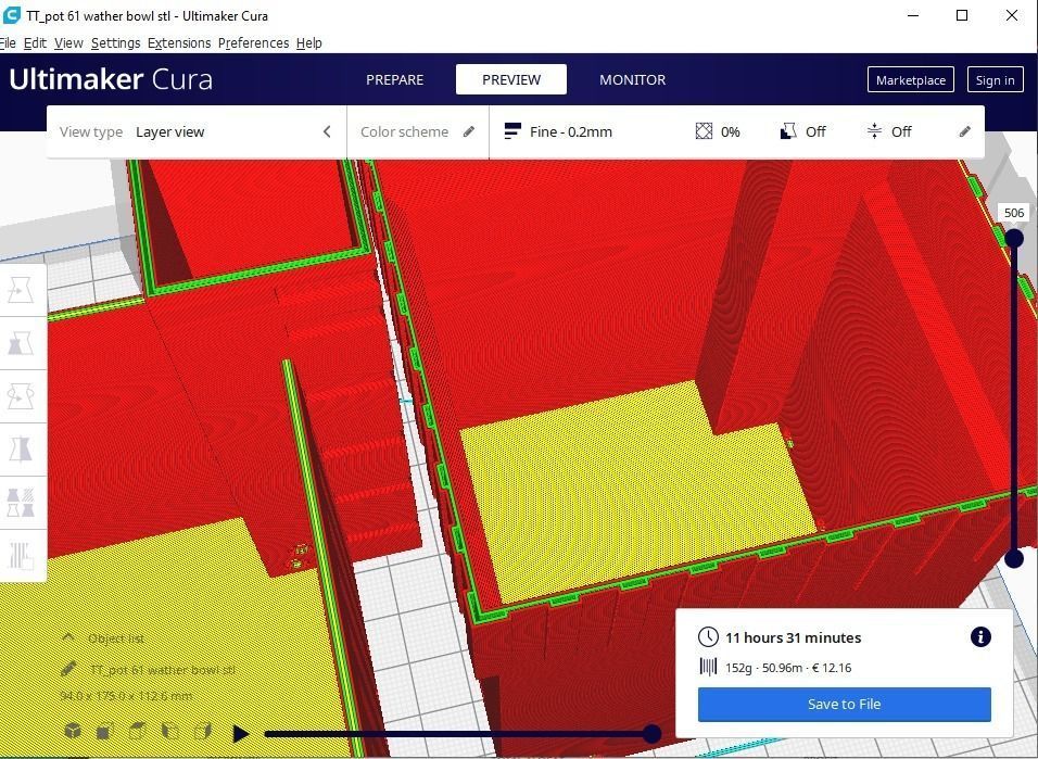 Self Watering pot  62 3D print model_12