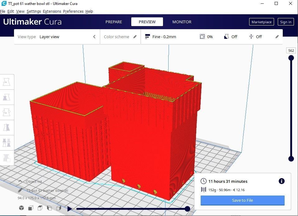 Self Watering pot  62 3D print model_11