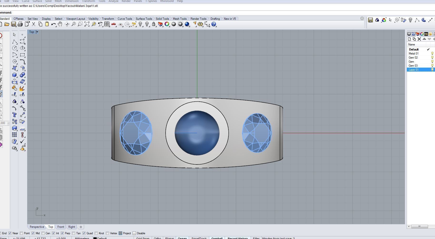Ring 3D print model 3D print model_8