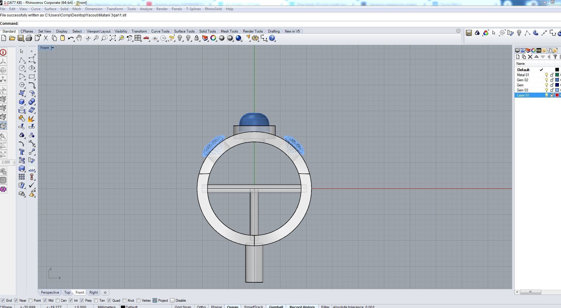 Ring 3D print model 3D print model_9