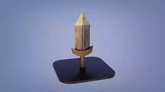 Clasic Sword  Low-poly 3D model