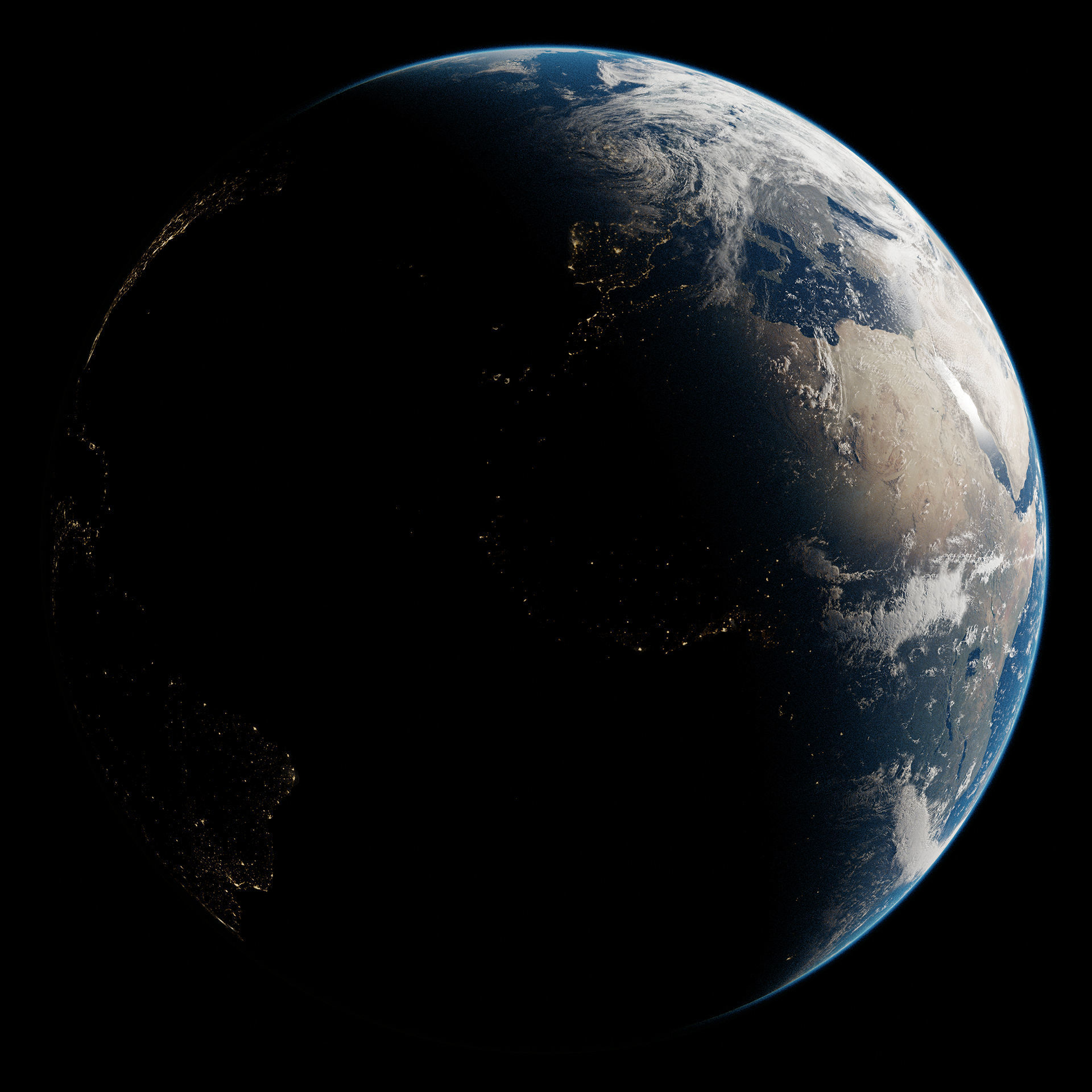 Planet Earth 21K Cycles 3D model_4