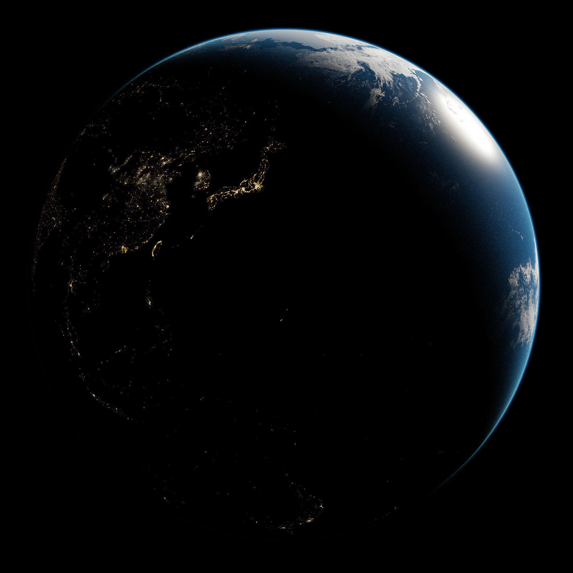 Planet Earth 21K Cycles 3D model_5