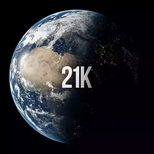 Planet Earth 21K Cycles 3D model