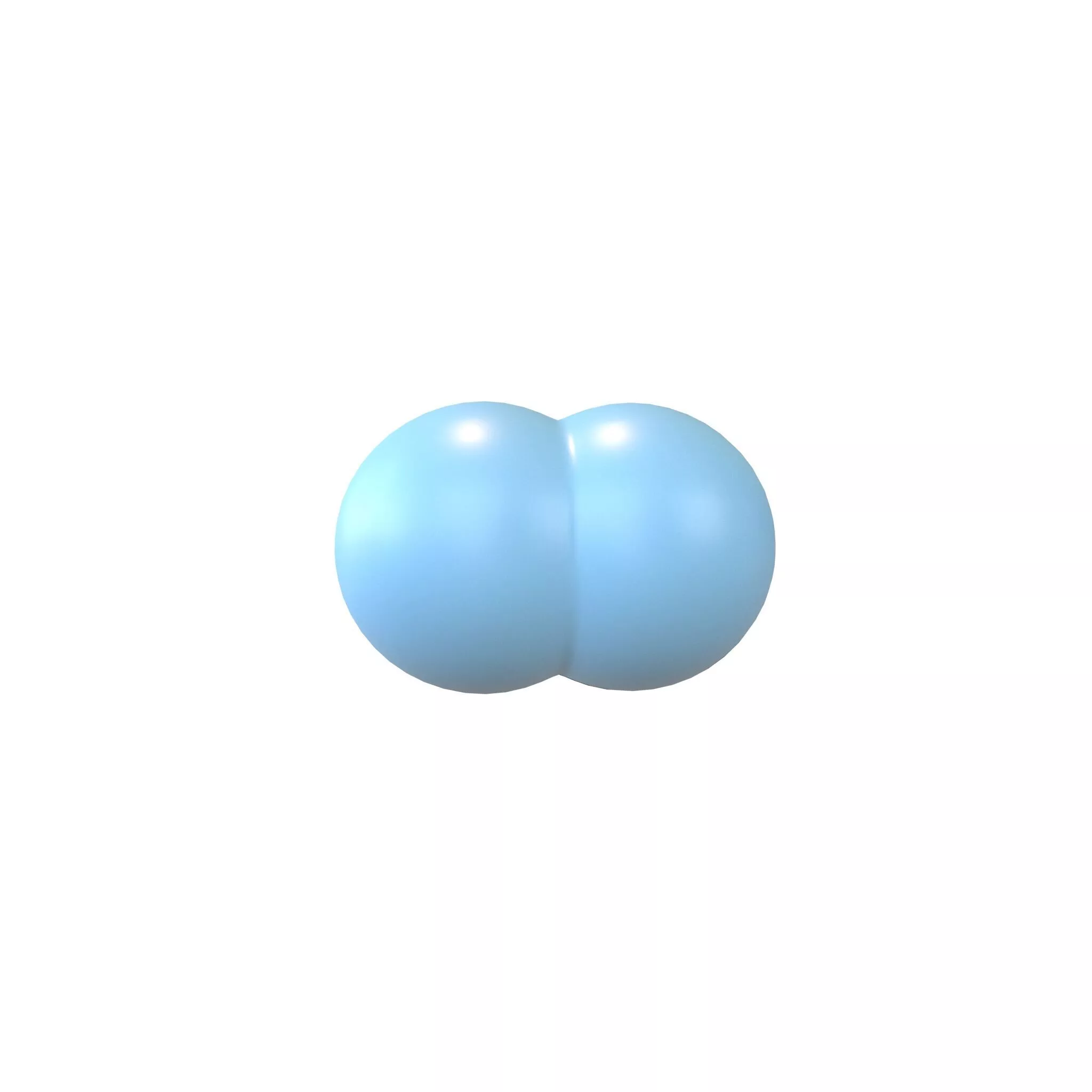 Hydrogen Molecule v1 002 Low-poly 3D model