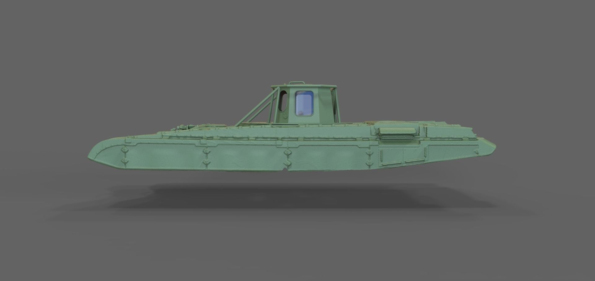 Conversion kit for T-72 to FAP 3D print model_2