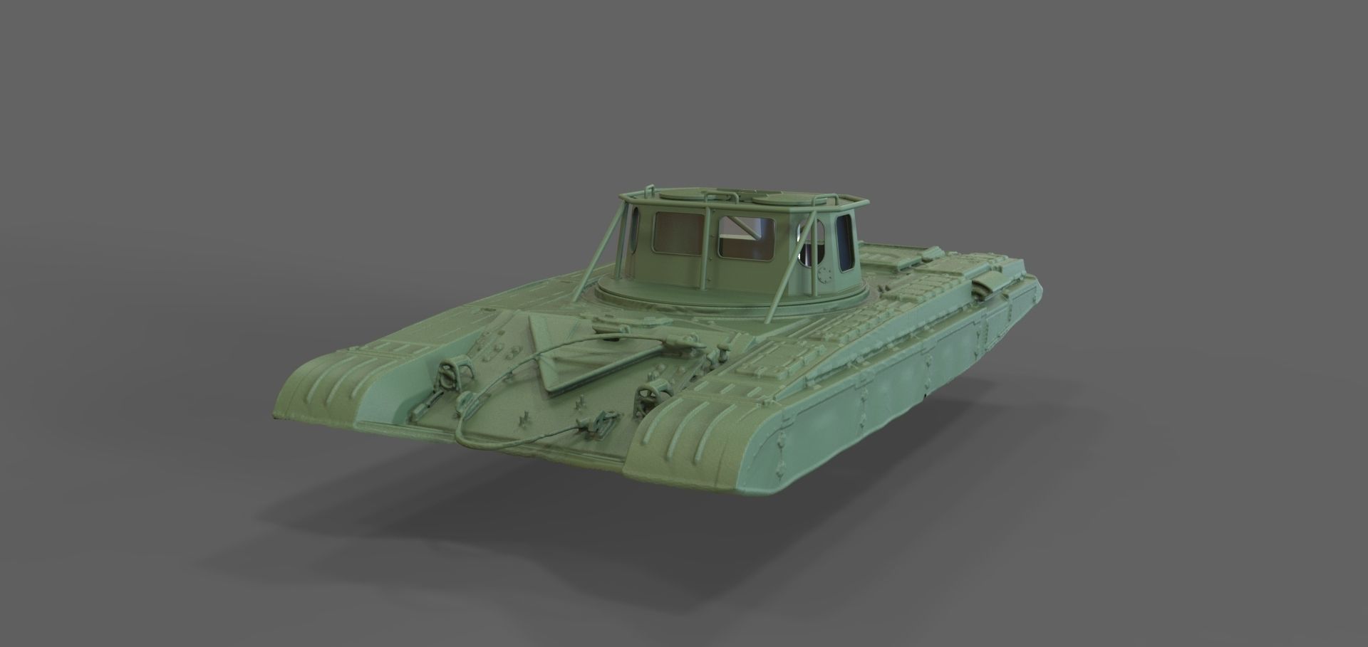 Conversion kit for T-72 to FAP 3D print model_1