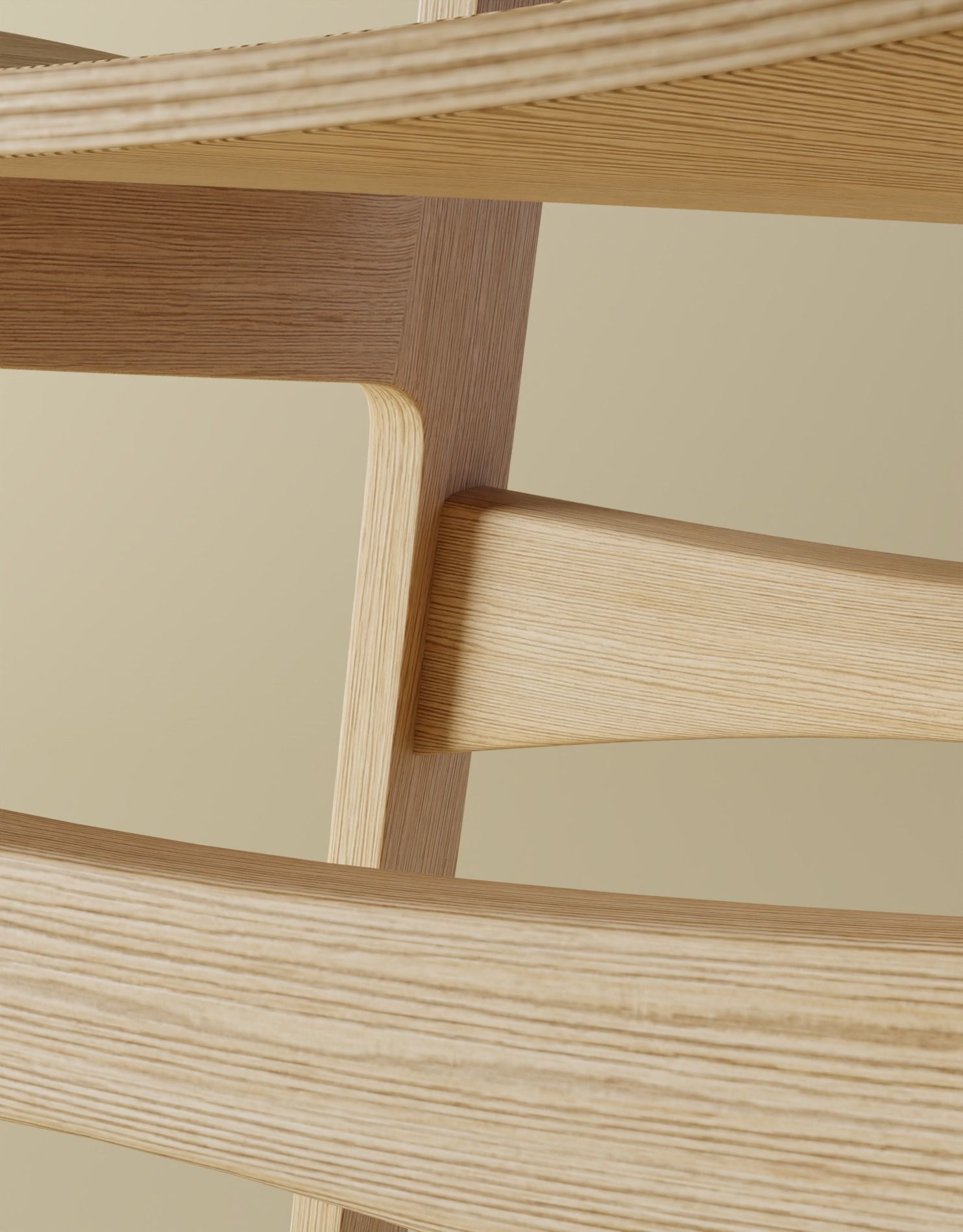 Wooden chair 3D model_1