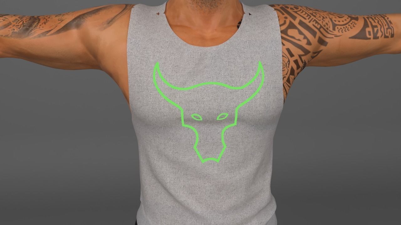 Dwayne The Rock Johnson 3D model_6