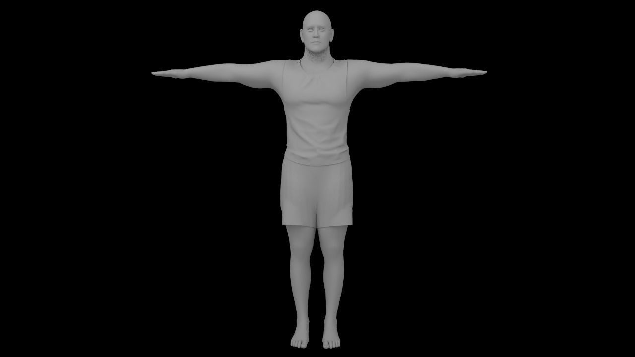 Dwayne The Rock Johnson 3D model_9