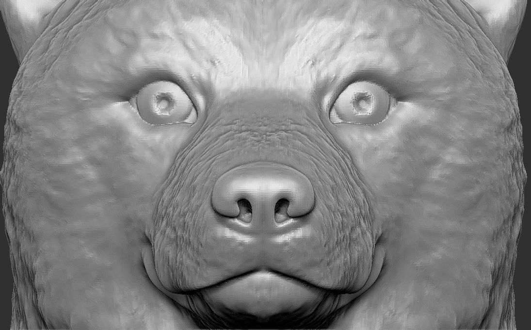 Shiba Inu head for 3D printing 3D print model_14