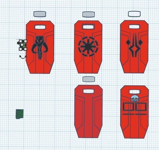 M3 Bulwark clone shield 3D print model