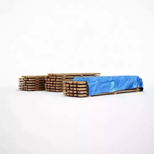 Bundled Contractor Wood 3D model