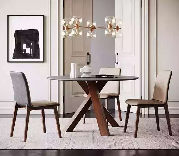 Dining Room Interior  ID343 3D model