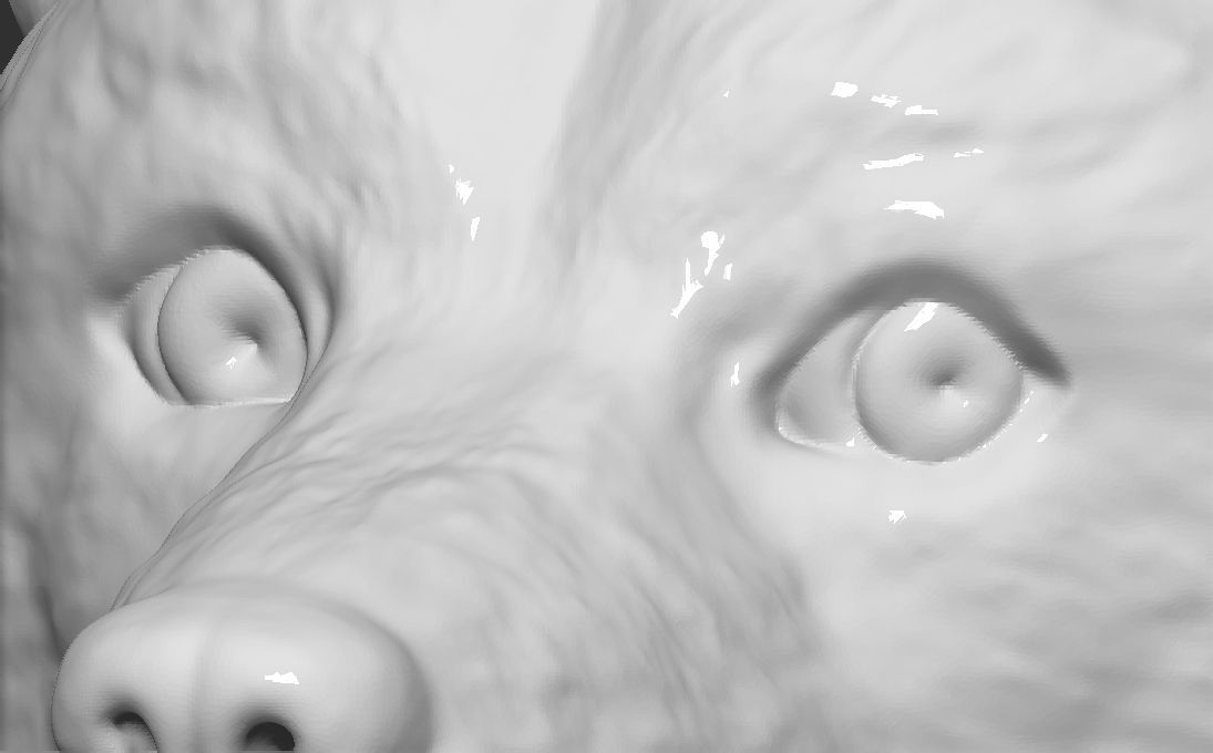 Doge meme Shiba Inu head for 3D printing 3D print model_23