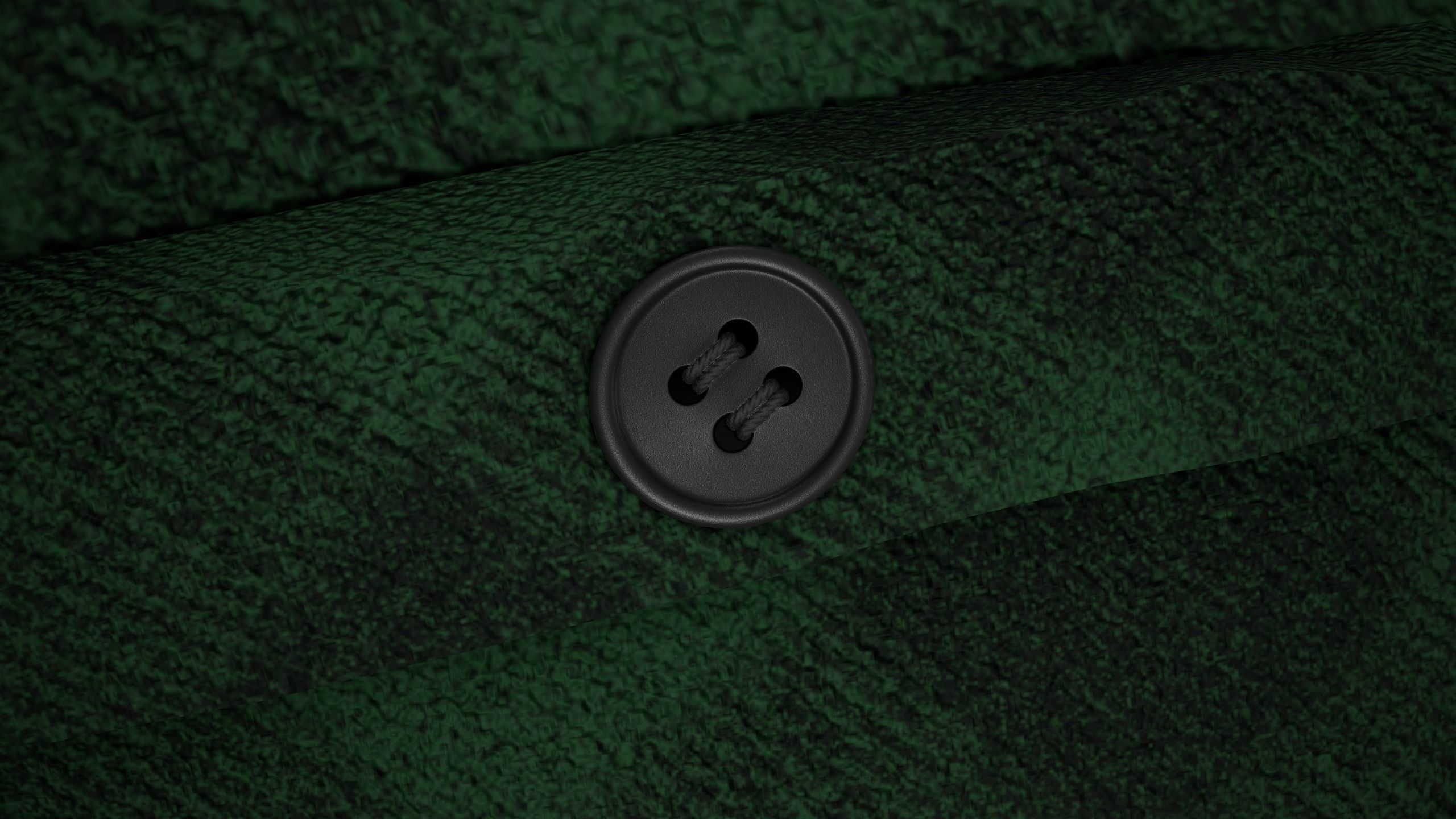 Green Flannel Shirt  Low-poly 3D model_6
