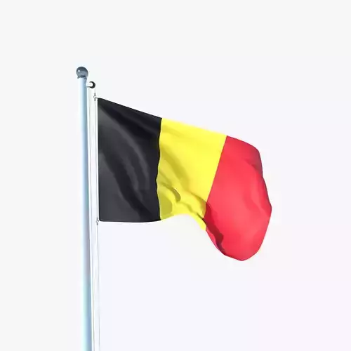 Animated Flag of Belgium