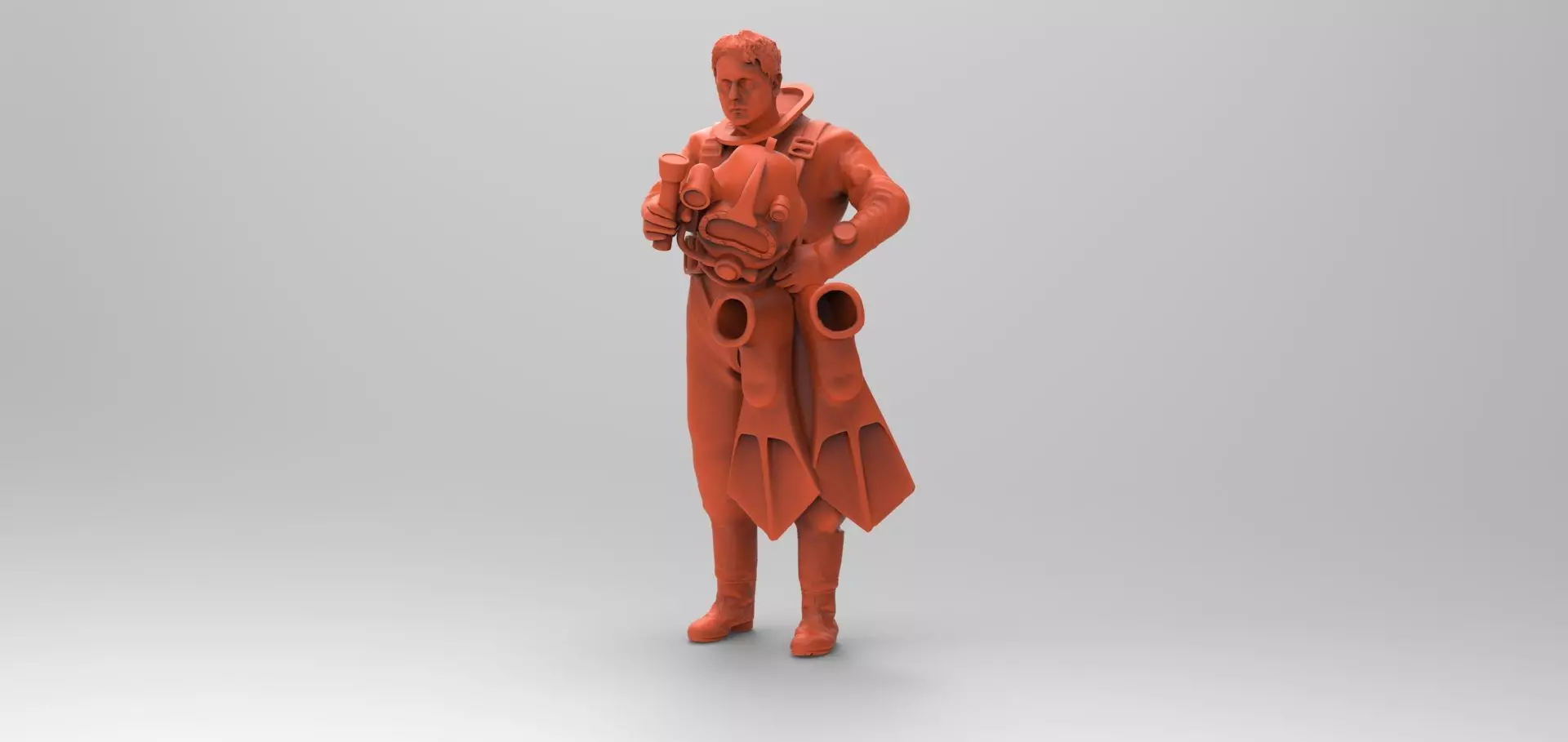 Industrial diver Typ B 3D print model_0