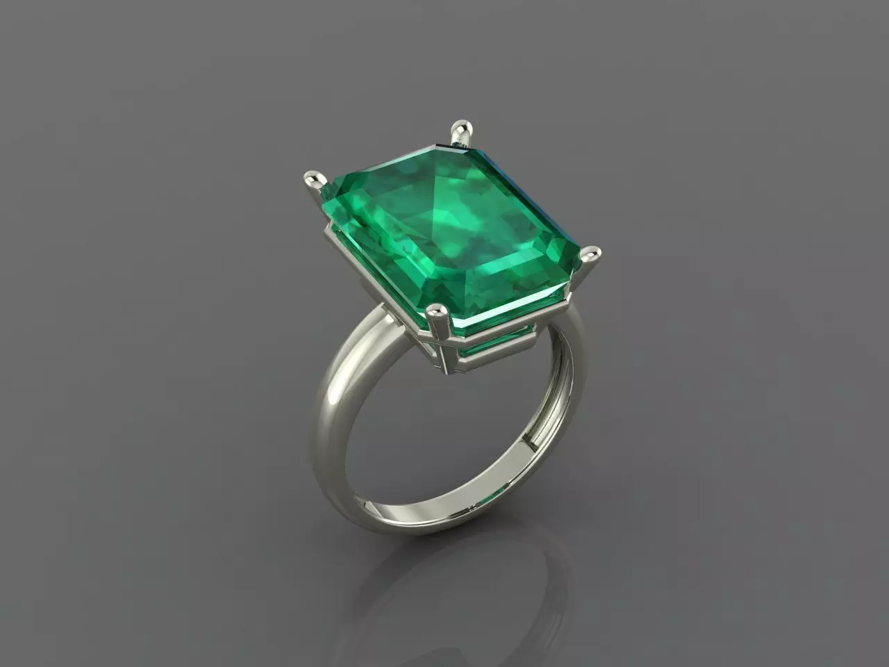 Elegant Women Ring 3D Model Stylish Design for Jewelry Lovers 3D print model_0