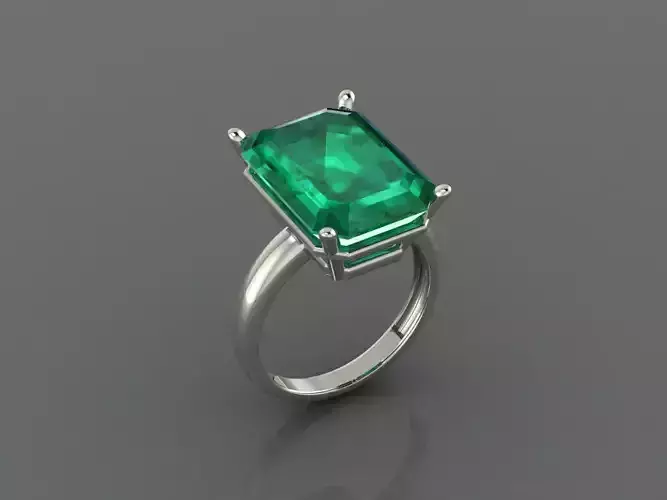 Elegant Women Ring 3D Model Stylish Design for Jewelry Lovers 3D print model
