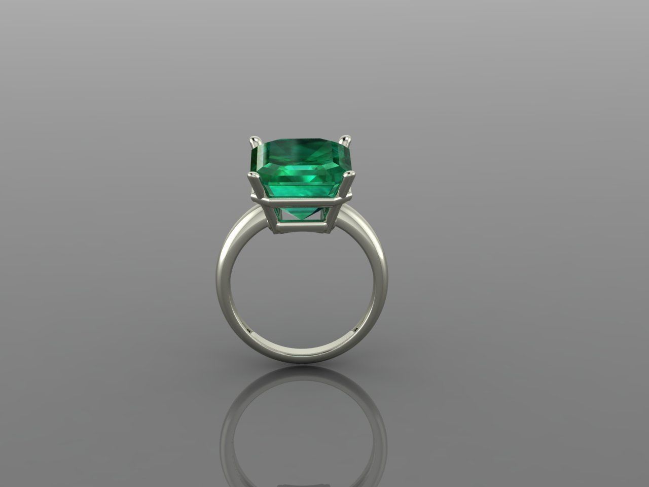 Elegant Women Ring 3D Model Stylish Design for Jewelry Lovers 3D print model_1