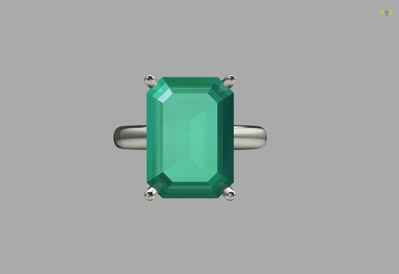 Elegant Women Ring 3D Model Stylish Design for Jewelry Lovers 3D print model_2