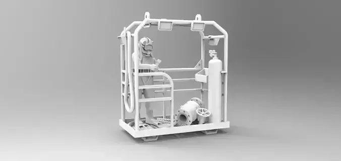 Working basket for divers