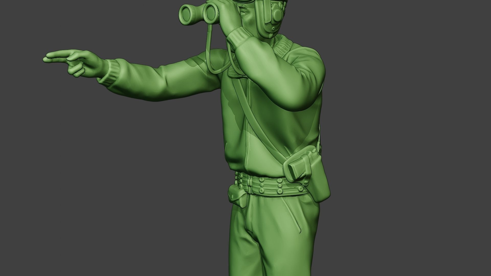 American Tank Crew unit ww2 Action ATC1 3D print model_18