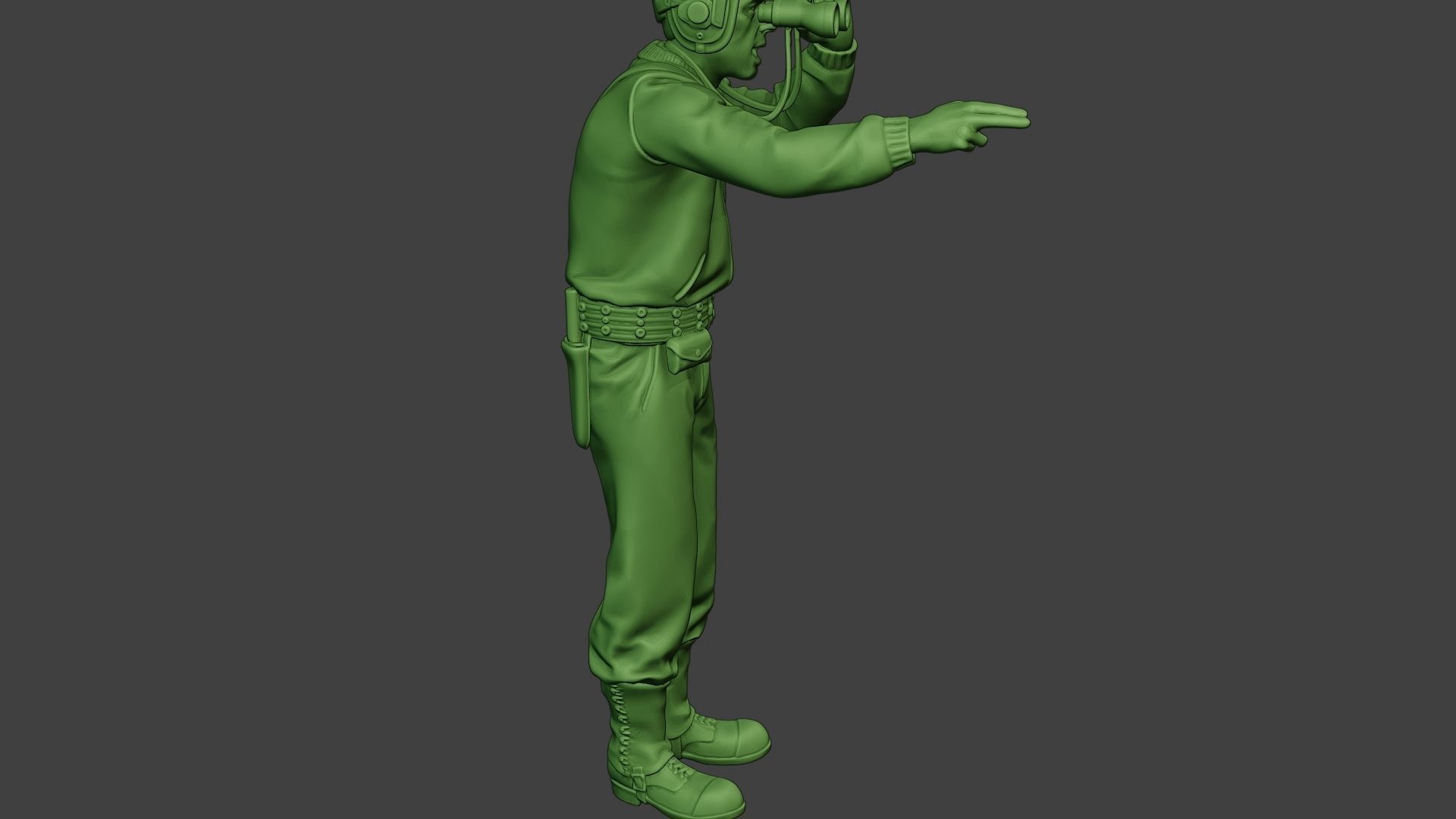 American Tank Crew unit ww2 Action ATC1 3D print model_30