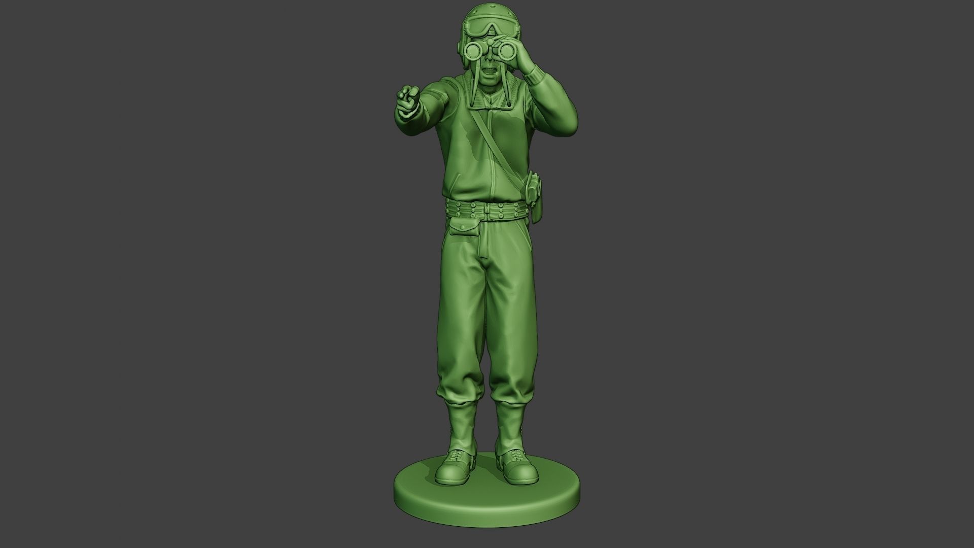 American Tank Crew unit ww2 Action ATC1 3D print model_11