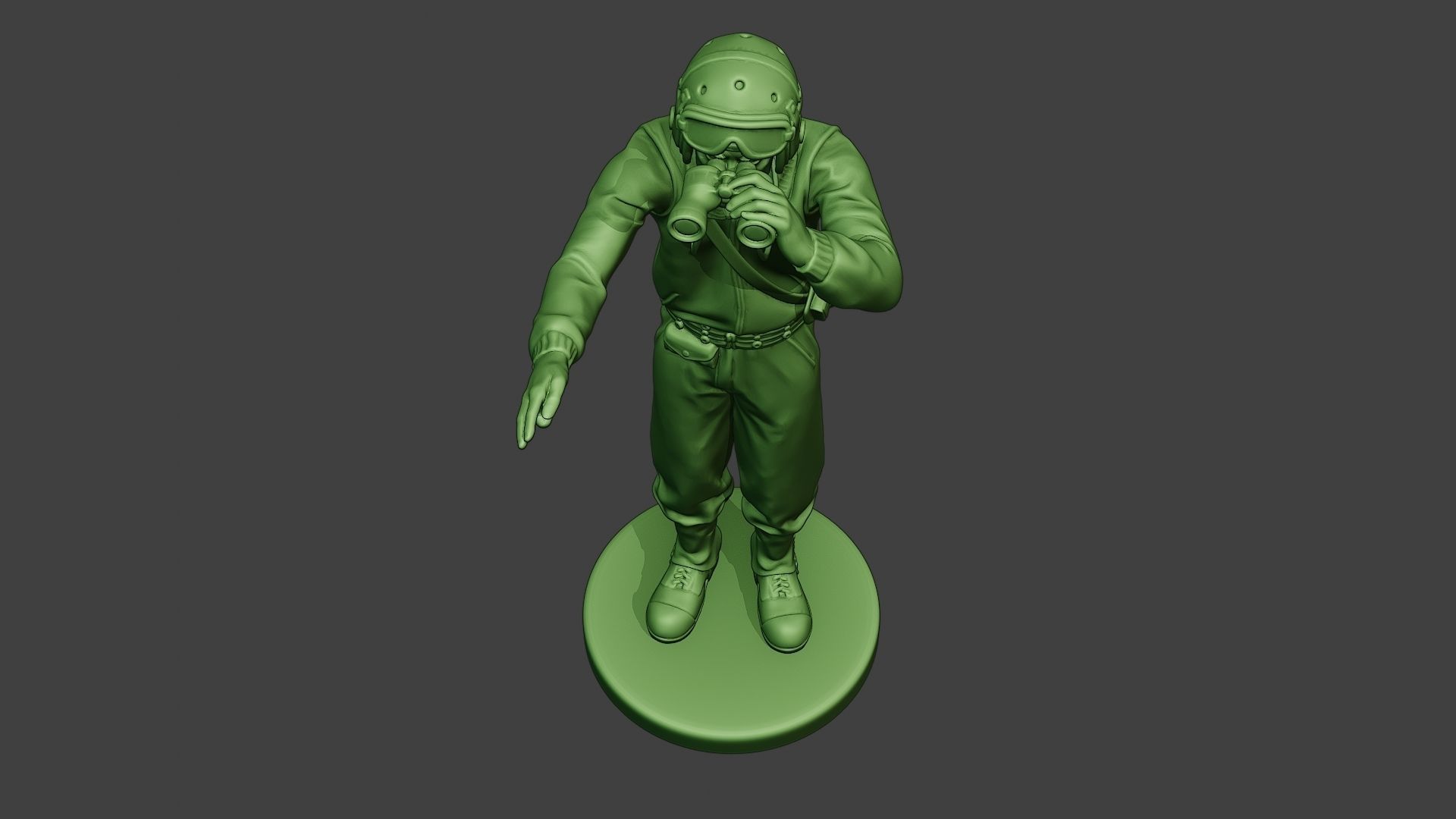 American Tank Crew unit ww2 Action ATC1 3D print model_14