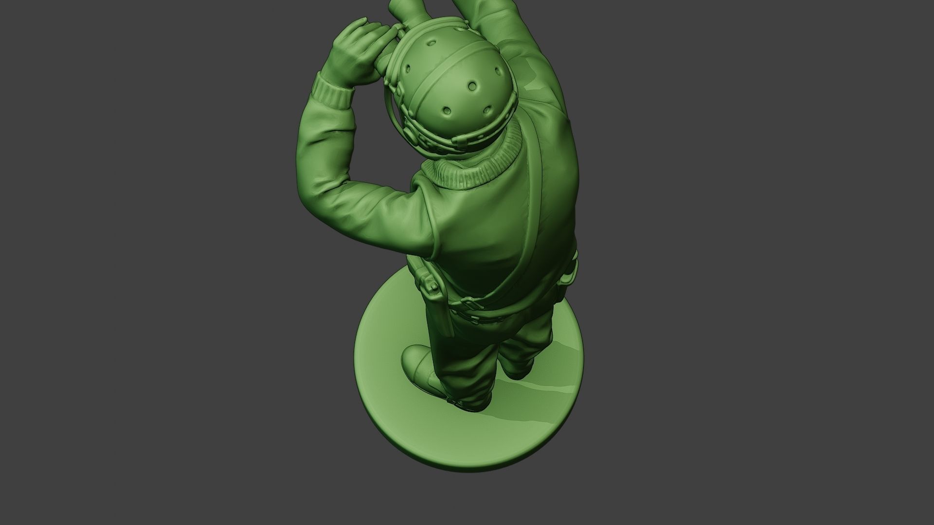 American Tank Crew unit ww2 Action ATC1 3D print model_16