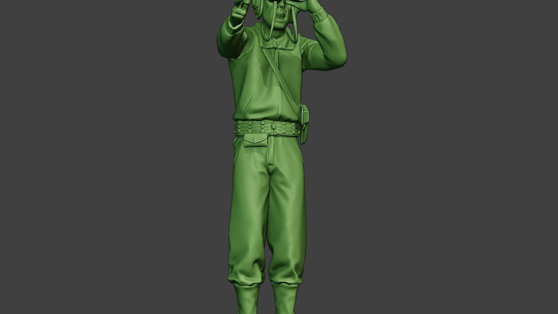 American Tank Crew unit ww2 Action ATC1 3D print model_28