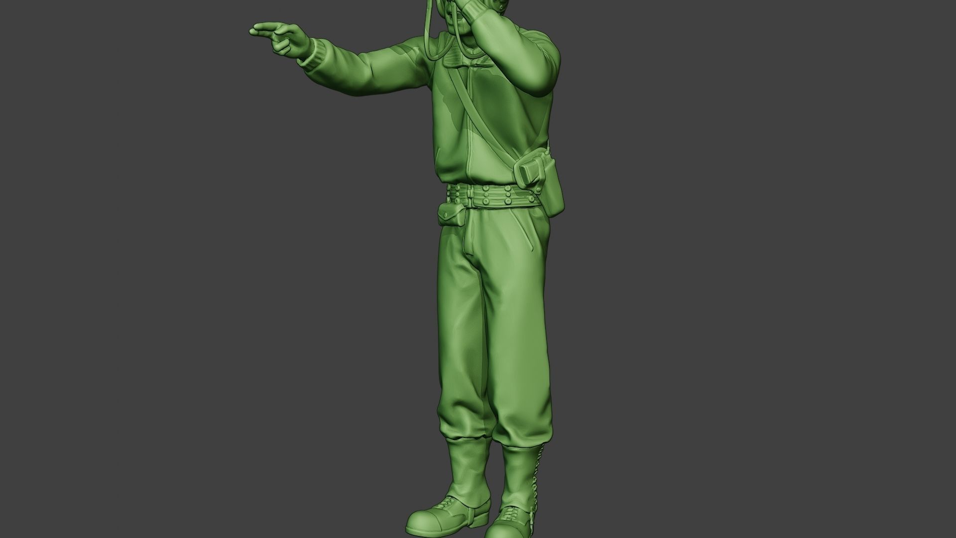 American Tank Crew unit ww2 Action ATC1 3D print model_27