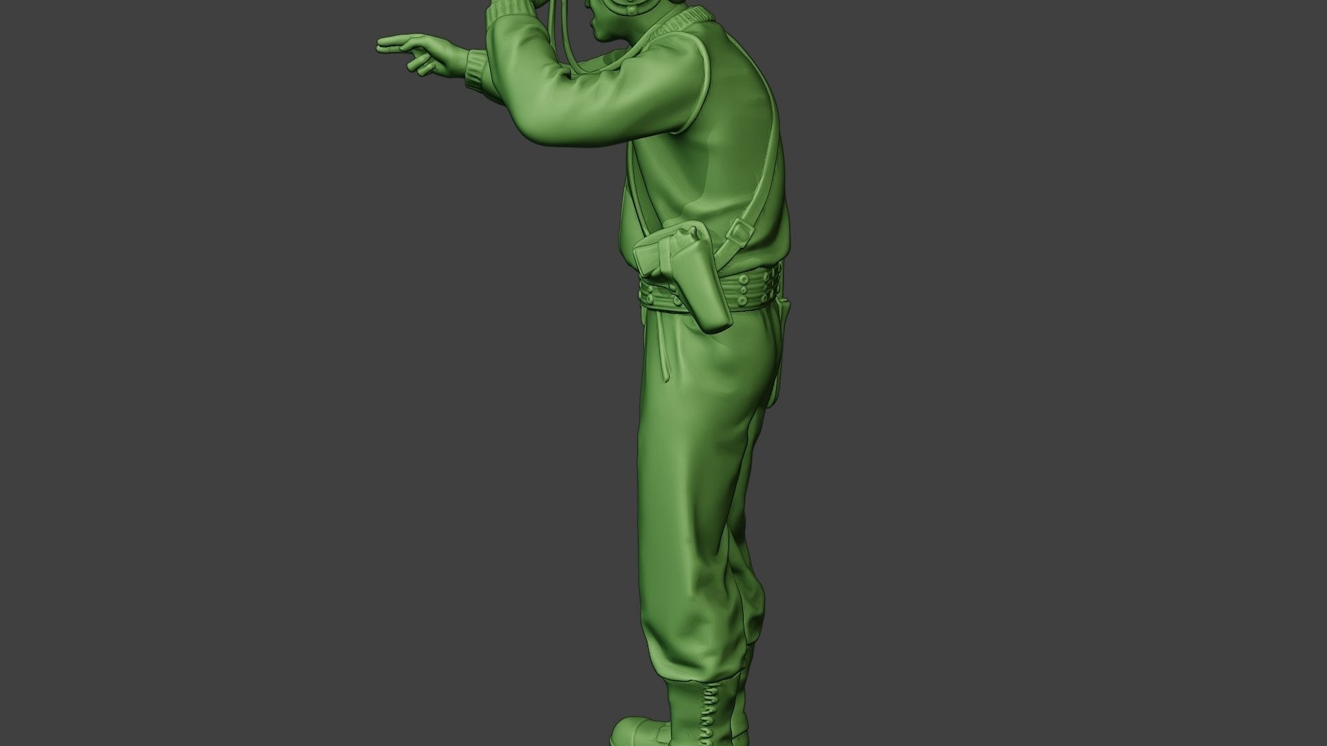 American Tank Crew unit ww2 Action ATC1 3D print model_26