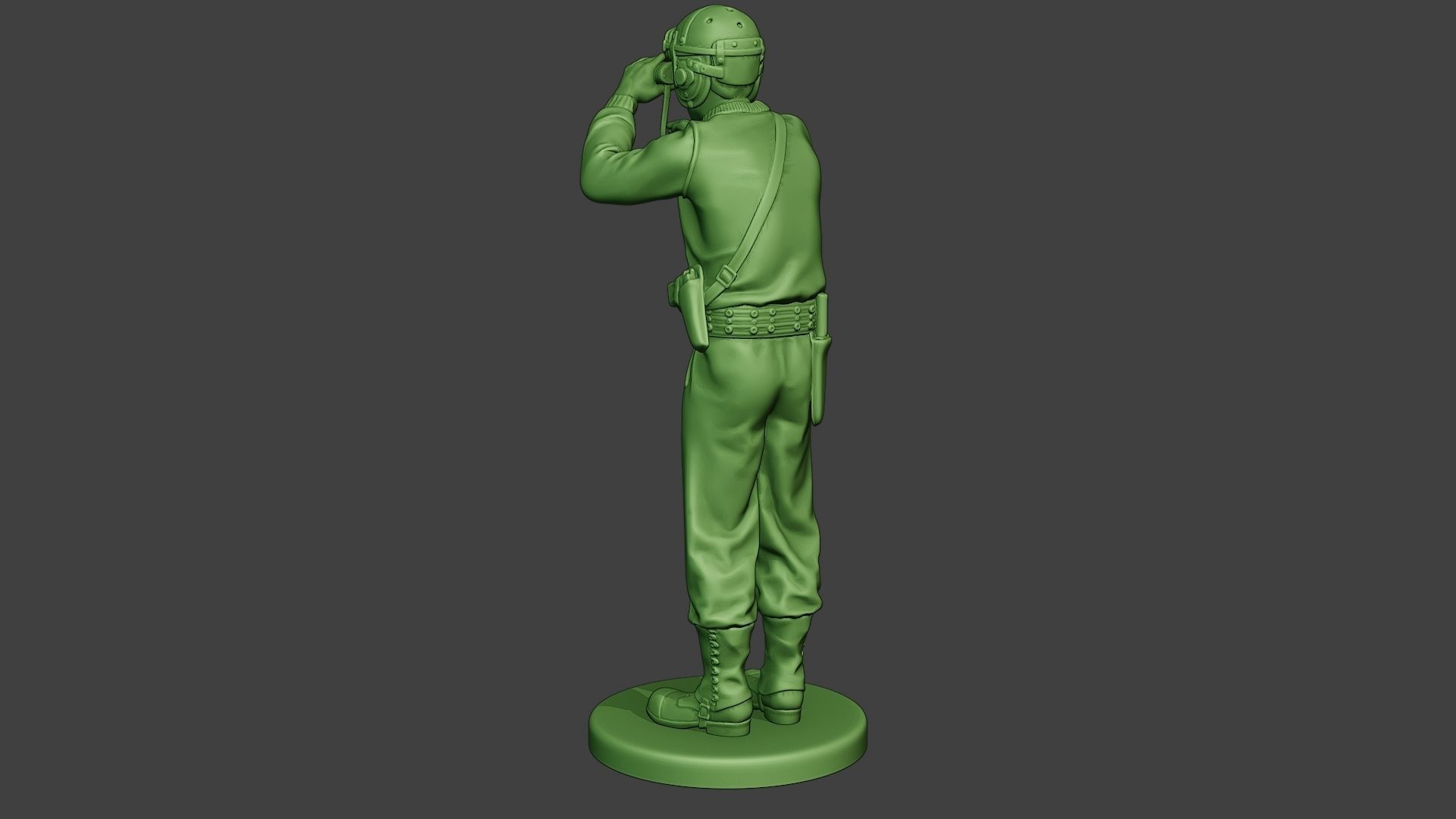 American Tank Crew unit ww2 Action ATC1 3D print model_5